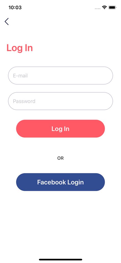 iPhone Login Screen Template in Swift Free Download