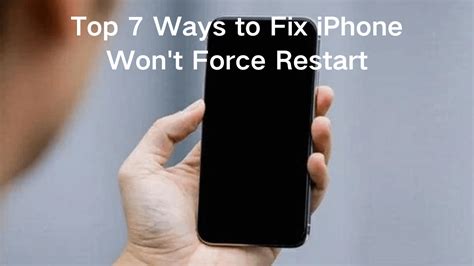 iPhone X black screen - force restart not… - Apple Community