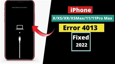 iPhone XS/XS Max/XR/11/11 Pro Max Error 4013 fix! iPhone