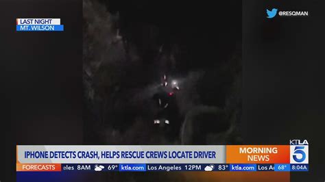 iPhone alert helps rescue stranded driver after Mount Wilson crash 
