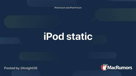 iPods Sold Out? MacRumors Forums