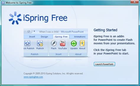 iSpring Free (free) download Windows version