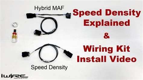 iWire Speed Density and Hybrid MAF Wiring Kit Install Video