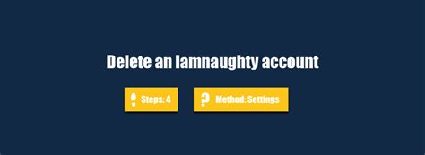 iamnaughty delete account page