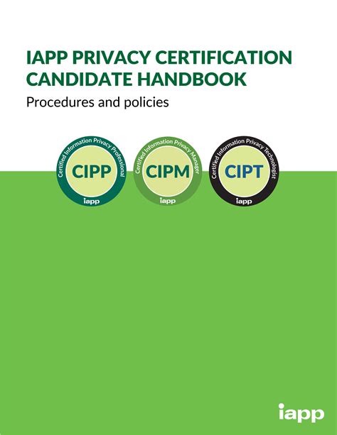 Read Iapp Privacy Certification Candidate Handbook 