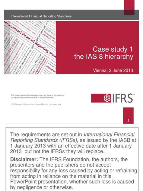 Ias 8 Hierarchy Case Study Final Ifrs