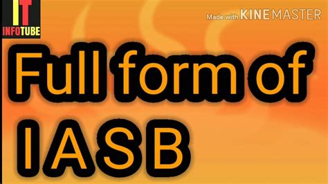 Iasb Full Form