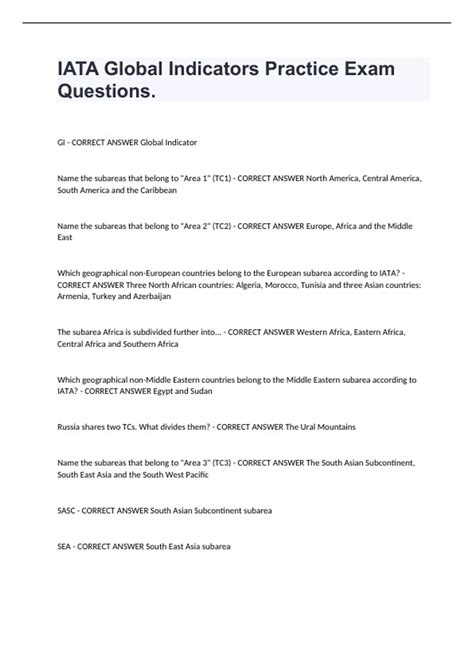 iata practice exam