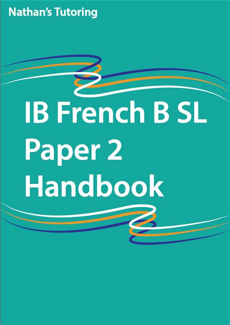 Ib French B Paper 2