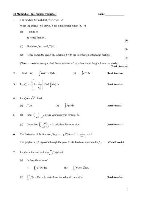 Ib Math Sl Question Bank