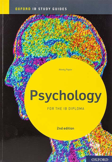 Ib Psychology Study Guide For The Ib Diploma International Baccalaureate By Hannibal Jette Stg Edition 201