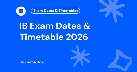 Ib Test Dates 2022