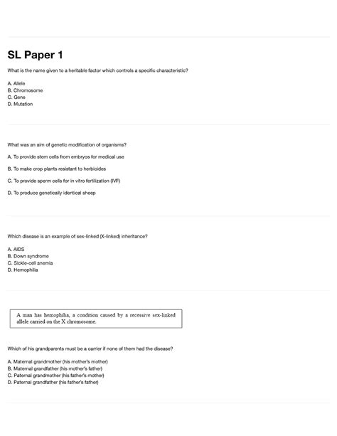 Download Ib Biology Sl Paper 3 