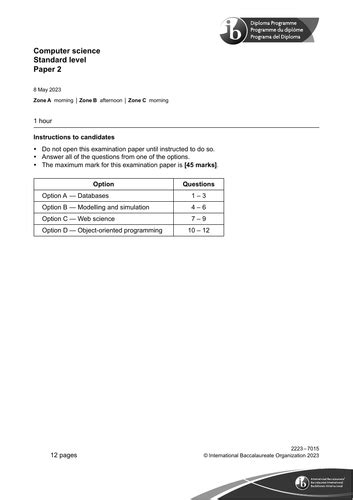 Read Ib Computer Science Past Papers File Type Pdf 