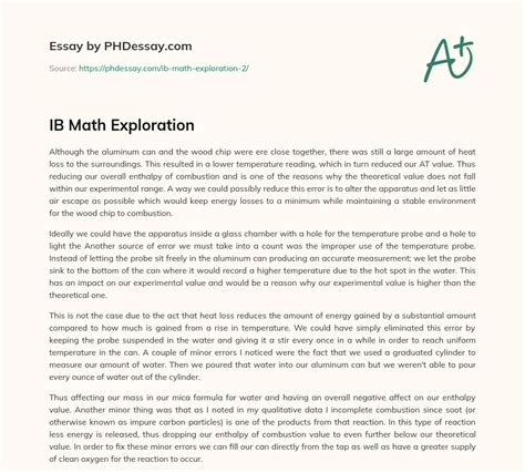 Read Ib Exploration Math Examples 