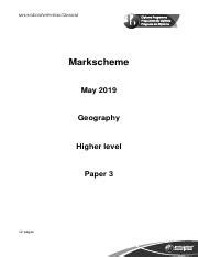 Download Ib Geography Paper 3 Markscheme 