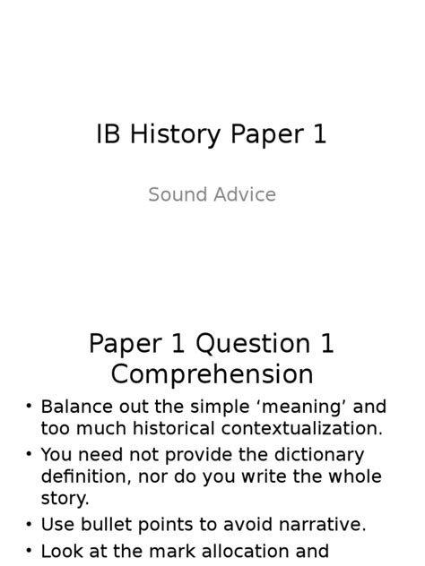 Full Download Ib History Paper 1 Example 