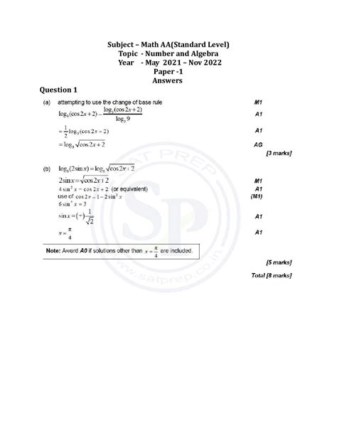 Read Ib Math Sl 2013 Paper 1 Answers 