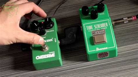 ibanez ts808 vs analogman ts808 - YouTube