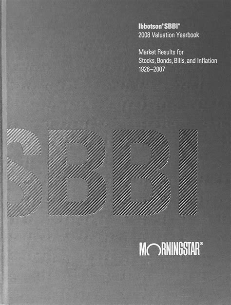 ibbotson sbbi valuation yearbook