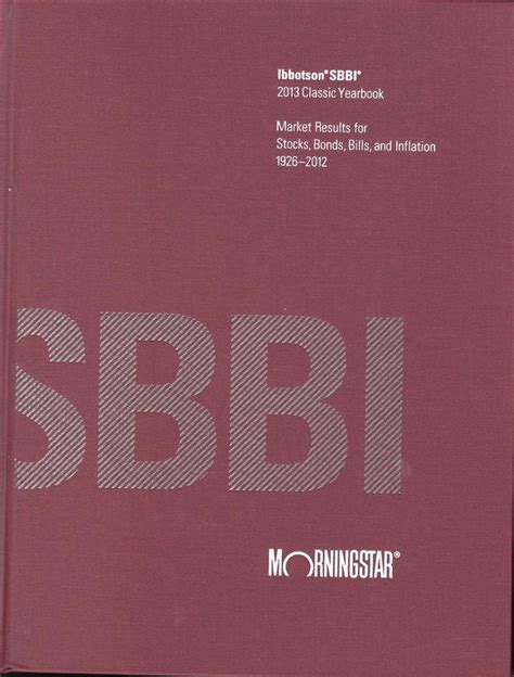 Download Ibbotson Sbbi Classic Yearbook 