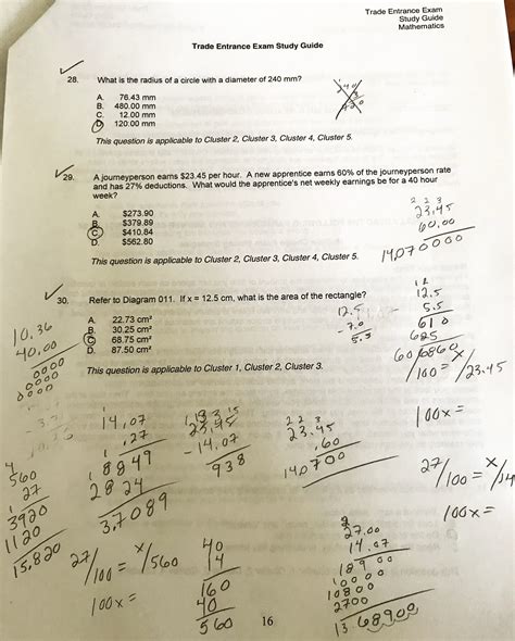 Ibew Electrician Algebra Sample Test