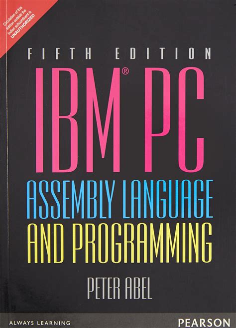 ibm pc assembly language and programming