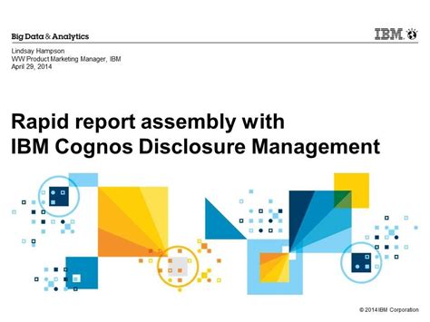 Read Ibm Cognos Disclosure Management Icit 