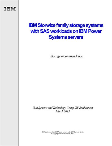 Download Ibm Techdocs White Paper Sas 9 On Ibm Storwize Family 