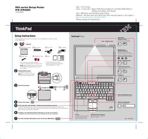 Read Online Ibm Thinkpad R50E User Guide 