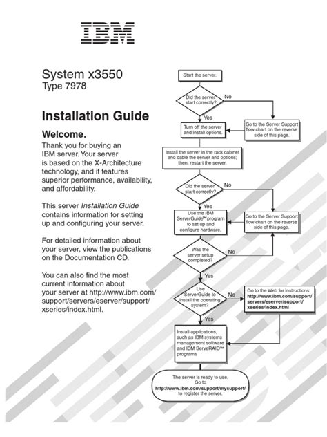 Read Online Ibm X3550 Server Guide 