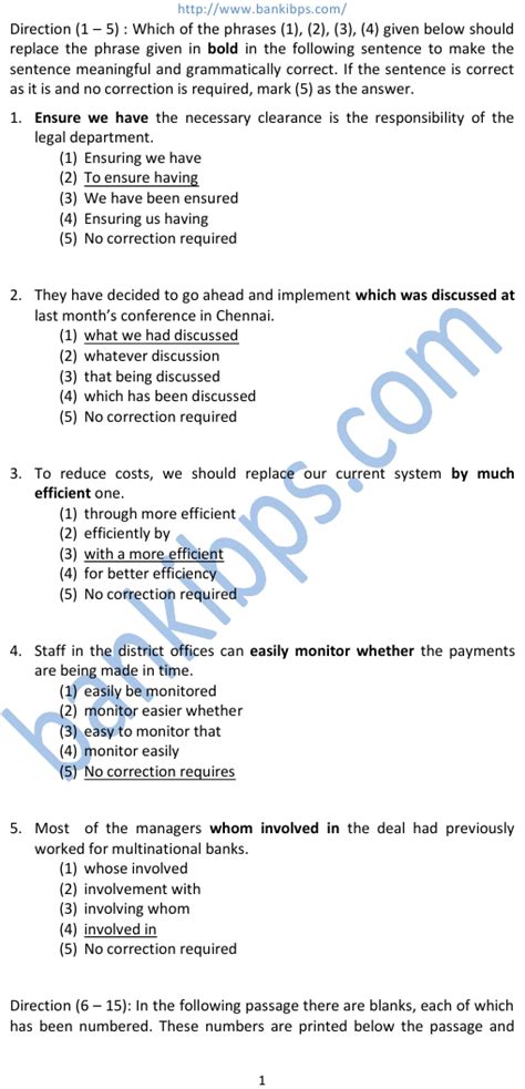 Download Ibps Model Question Paper 