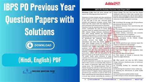 Download Ibps Po Exam Question Papers And Answers 