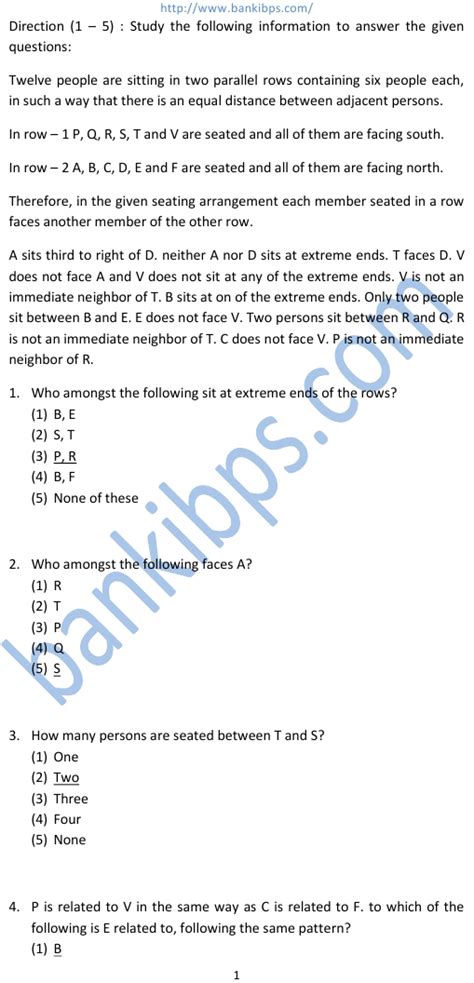 Read Ibps Po Model Papers With Answers 