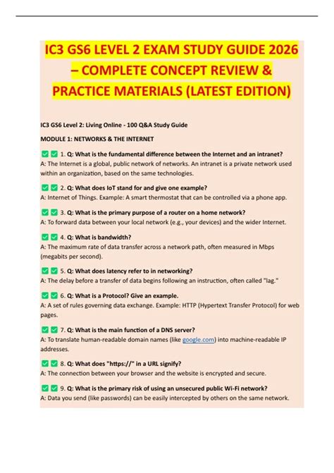 ic3 study guide