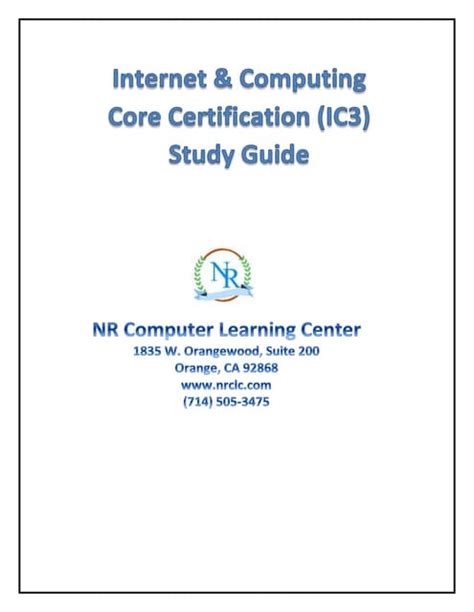 Read Ic3 Study Guide Free 