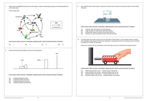 icas science paper year 6