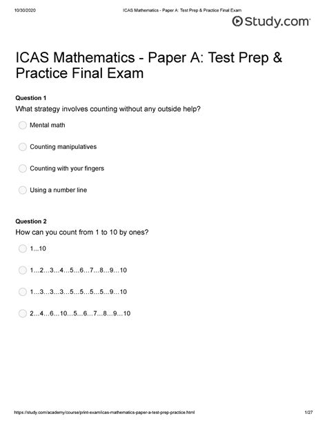 Read Icas Mathematics Paper A 2013 
