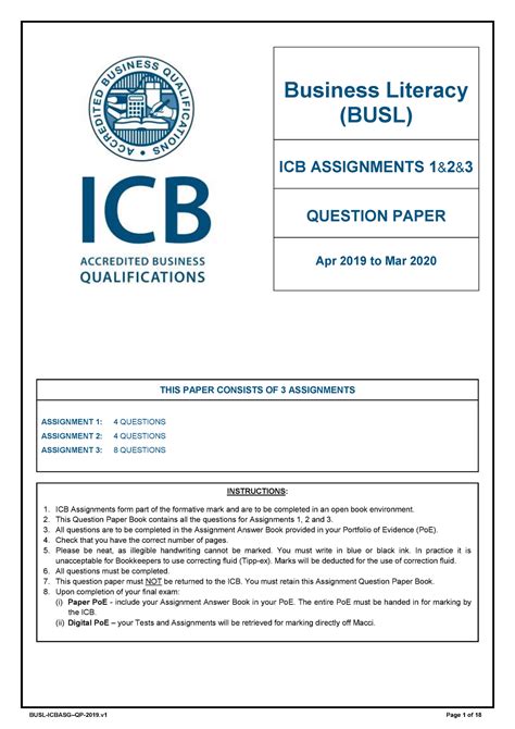 Full Download Icb Past Exam Papers 
