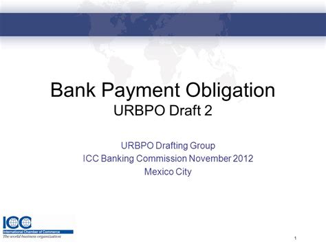 icc urbpo draft 1