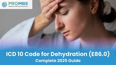 Icd 10 Code For Dehydration