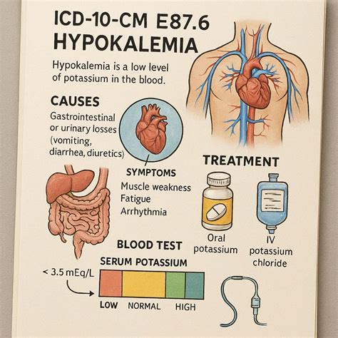 Icd 10 Code For Hypokalemia