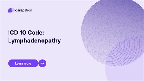 Icd 10 Code For Lymphadenopathy