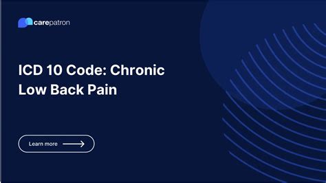 Icd 10 For Low Back Pain