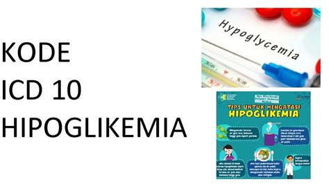icd 10 hipoglikemia