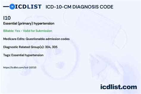 Icd 10 I10