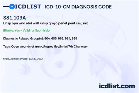 icd 10 s31