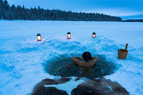 ice bathing nude