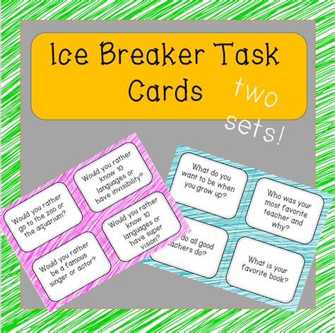 Ice Breakers For Third Grade Teaching Resources Tpt 3rd Grade Icebreakers - 3rd Grade Icebreakers
