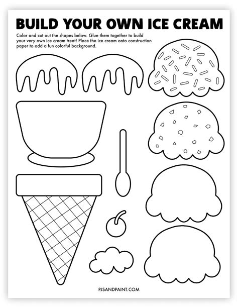 Ice Cream Cutting Activity Pages Free Printables Simple Ice Cream Cutting Worksheet Kindergarten - Ice Cream Cutting Worksheet Kindergarten